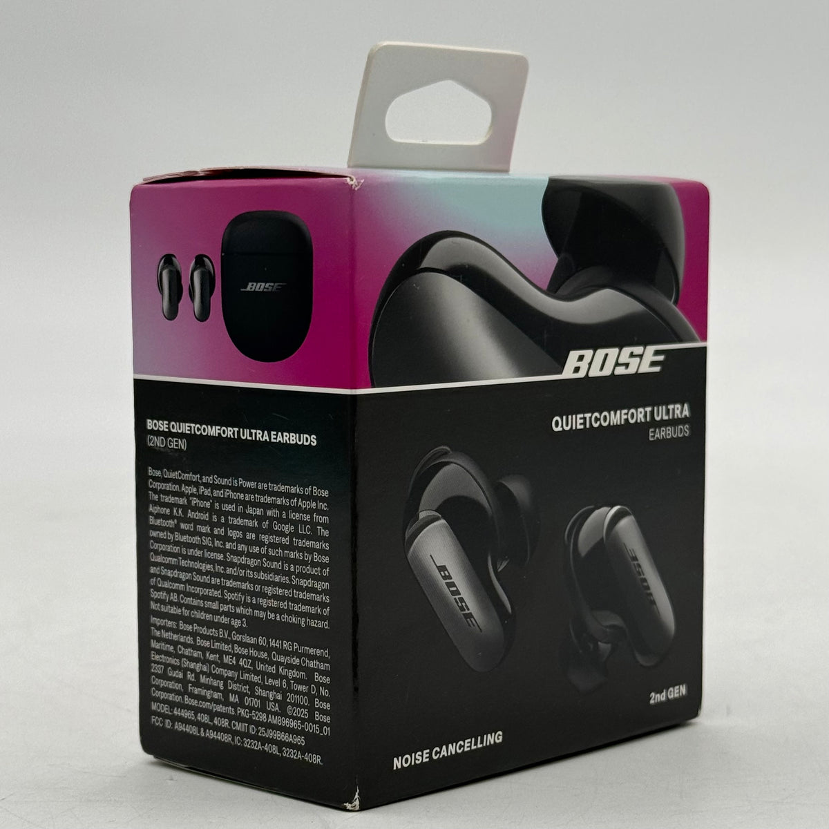New Bose QuietComfort Ultra QC Ultra Earbuds 2nd Gen Bluetooth Earbuds Black