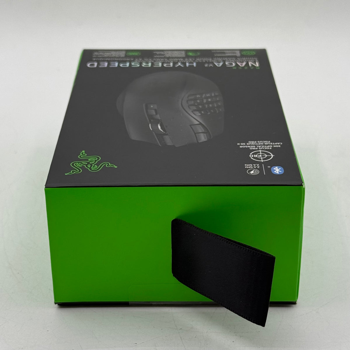 New Razer Naga V2 Hyperspeed RZ01-0360 Wireless Gaming Mouse Black