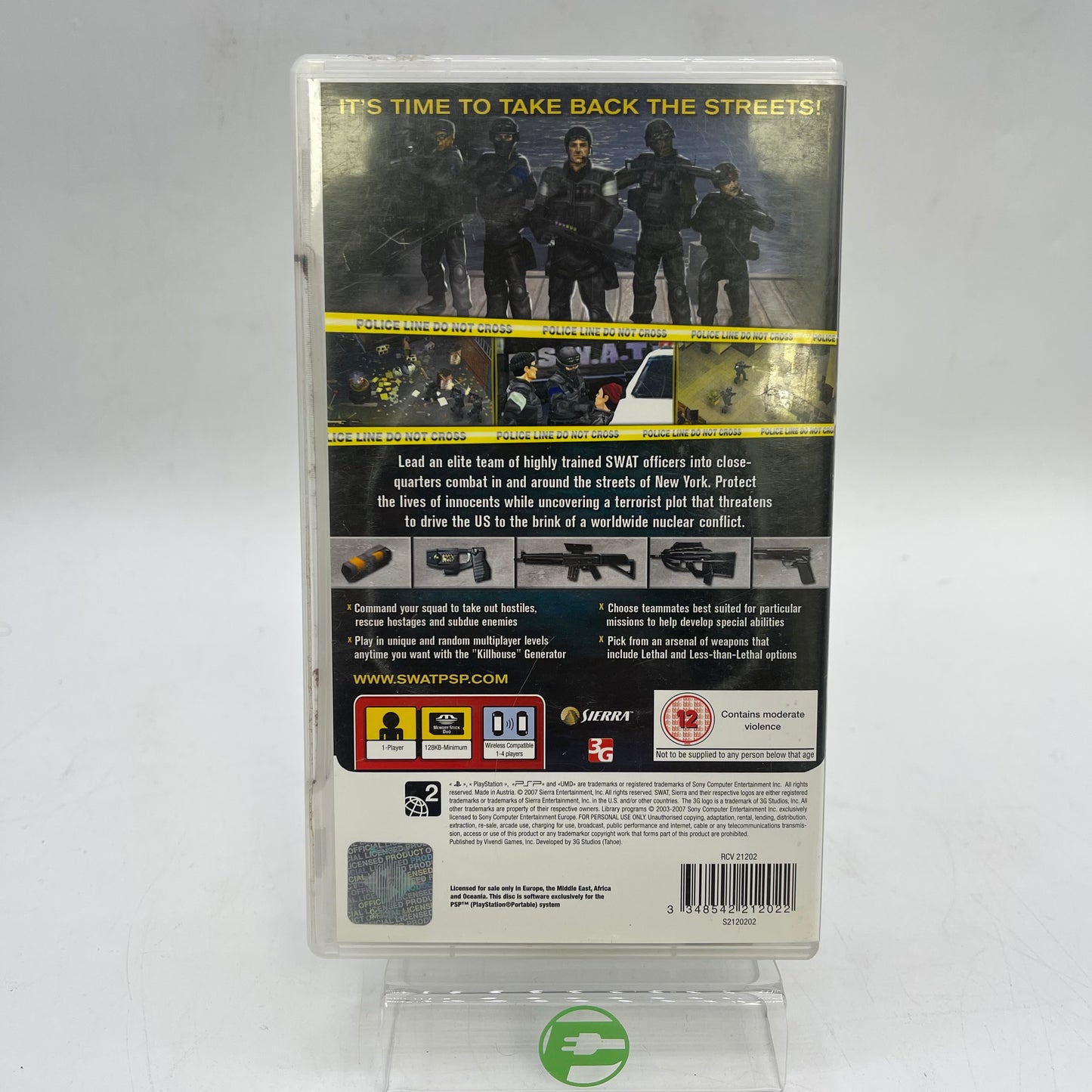 Swat Target Liberty (PlayStation Portable PSP, 2007)