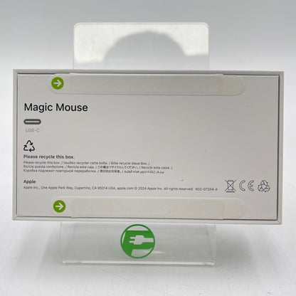 New Apple Magic Mouse A3204 White USB-C
