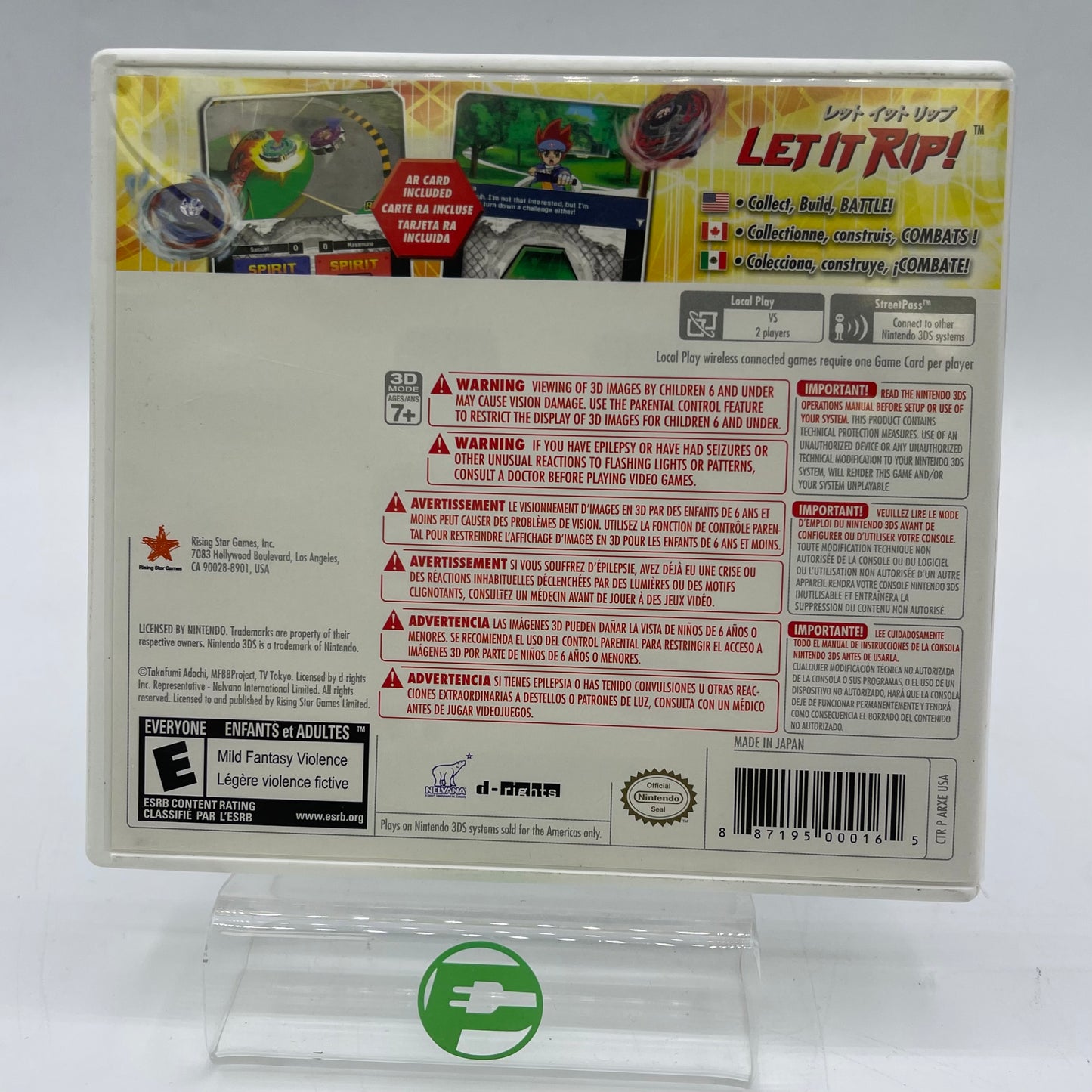 Beyblade Evolution  (Nintendo 3DS, 2013)