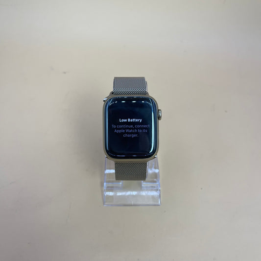 Unlocked Apple Watch Series 9 45MM Stainless Steel A2984