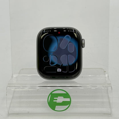 Unlocked Apple Watch Series 11 42MM Space Gray Aluminum Black Sport Band