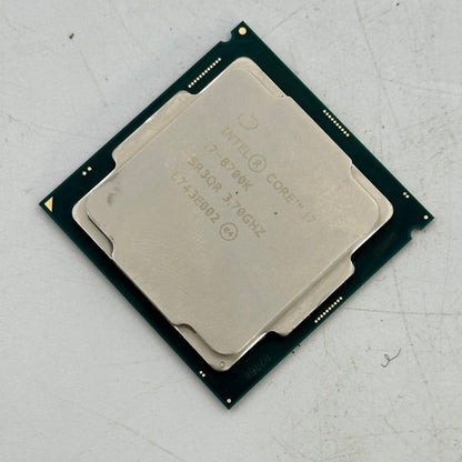 Intel Core i7-8700K 3.70GHz 6 Core SR3QR 12 Thread LGA 1151