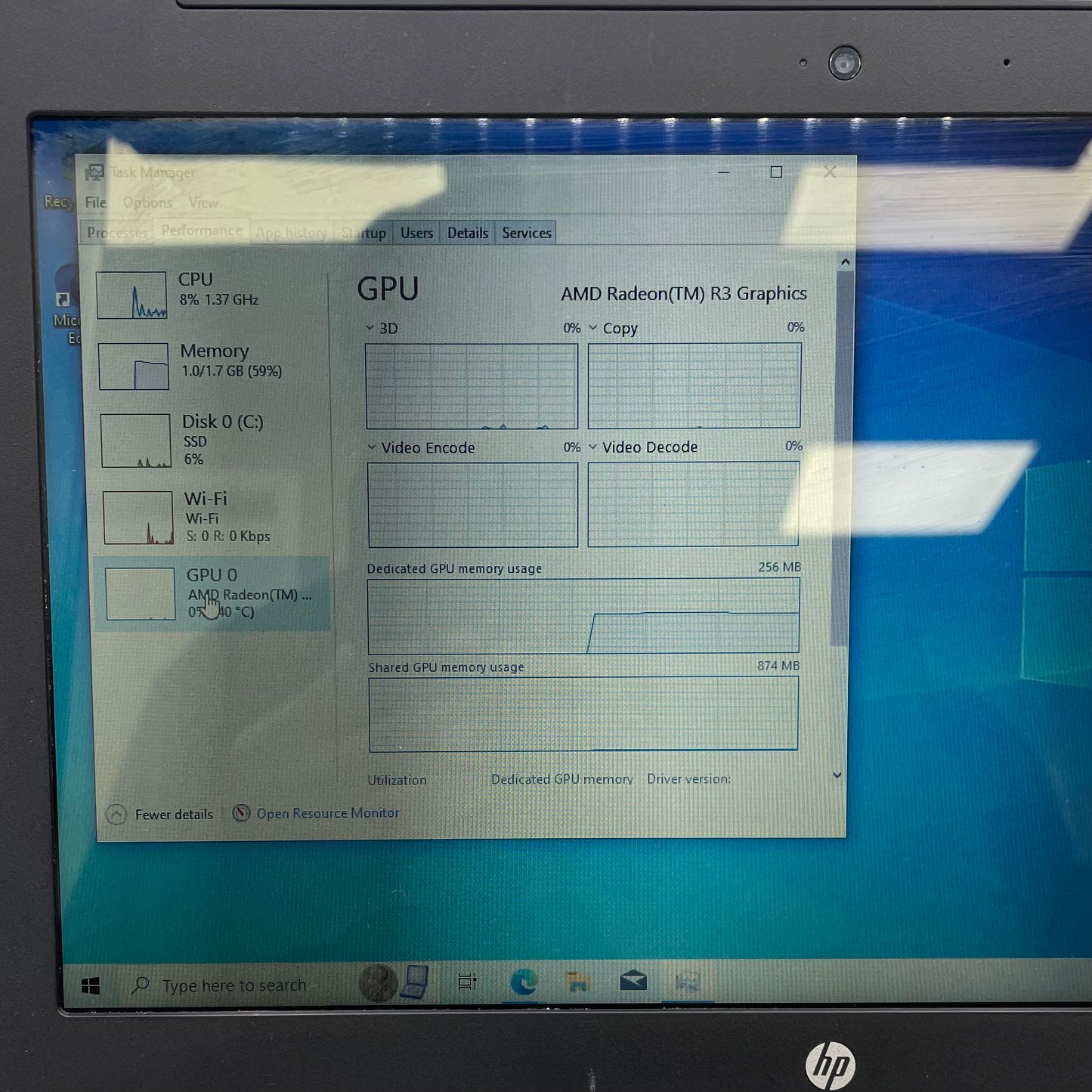 HP Stream 14-Z010NR 14" A4 Micro-6400T 1.0GHz 2GB RAM 32GB eMMc