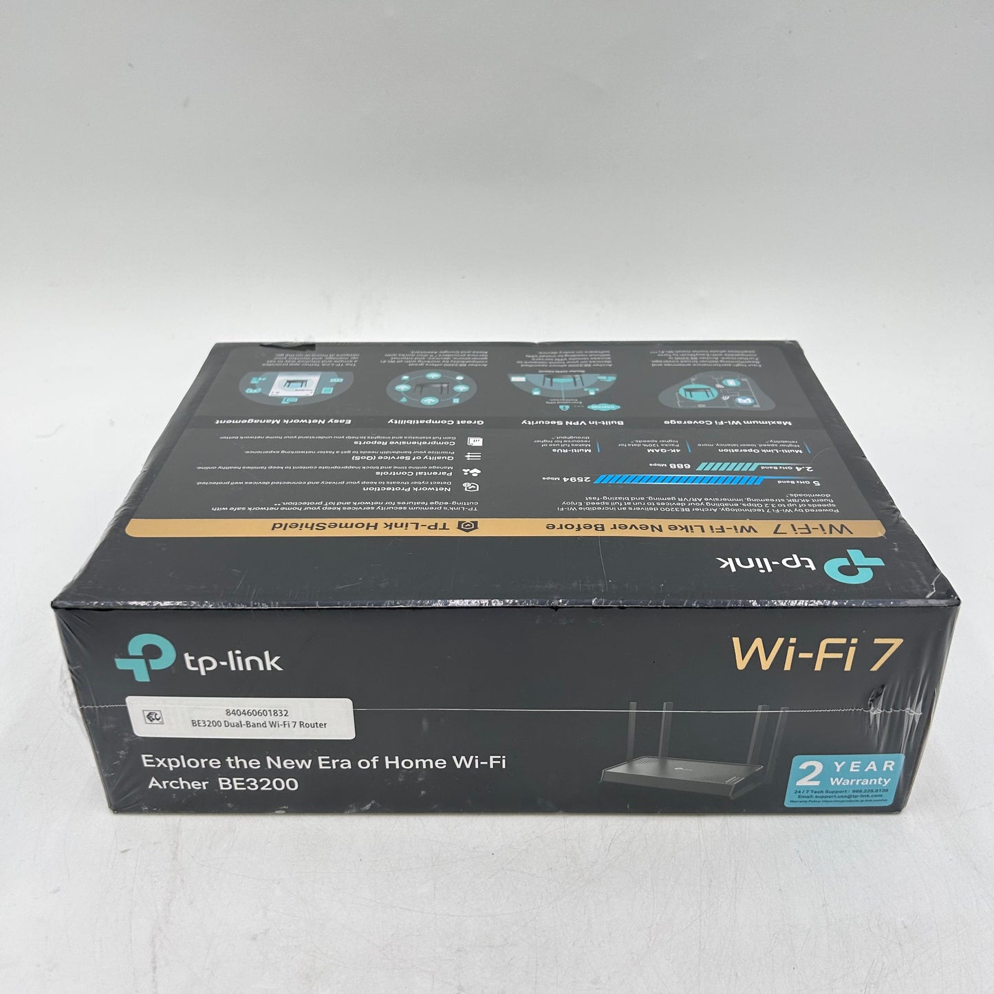 New TP-Link Archer BE3200 Dual Band WiFi 7 Router
