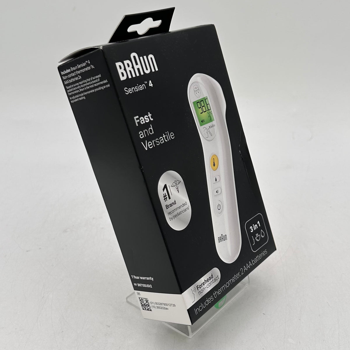 New Braun Sensian 4 No Touch 3-in-1 Thermometer BNT100USV2