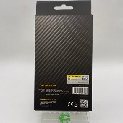 New NITECORE Ultra Lightweight Energy Brick 10000mAh Power Bank NB10000 GEN 2