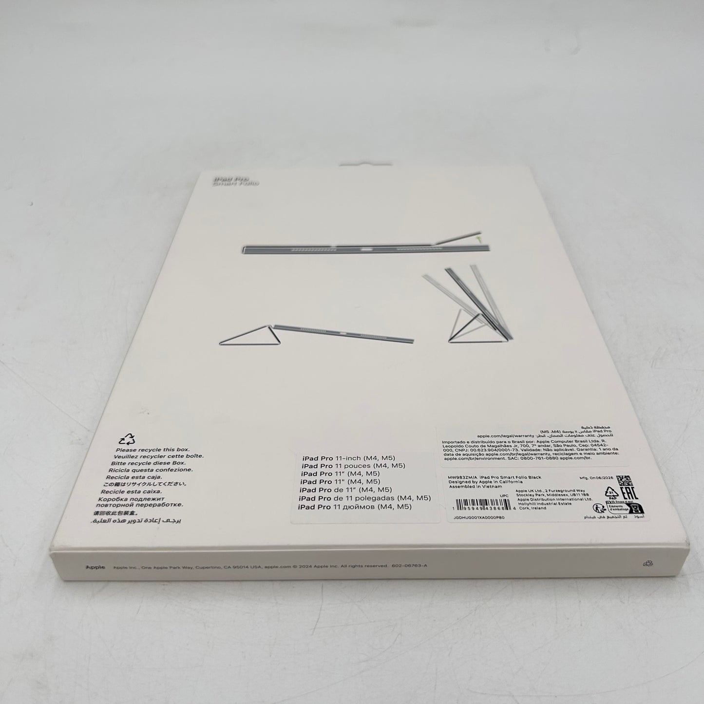 New Apple Smart Folio for iPad Pro 11" Smart Folio Black MW983ZM/A