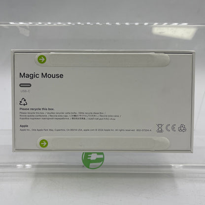 New Apple Magic Mouse (USB-C) A3204 White