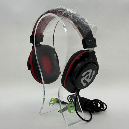 Numark Over-Ear Wired Professional DJ/Studio Monitor Headphone Black/Red HF175