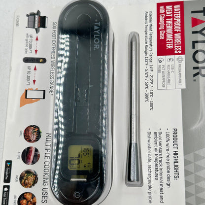 New Taylor Waterproof Wireless Meat Thermometer Cooking Thermometer 5309295