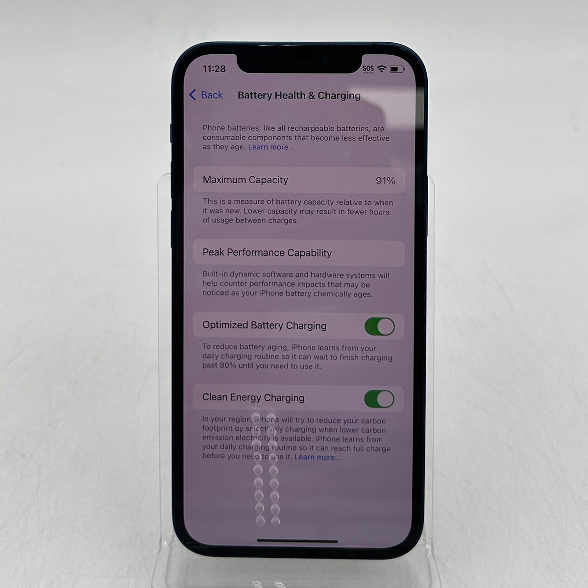 Factory Unlocked Apple iPhone 12 64GB Blue MGF73LL/A