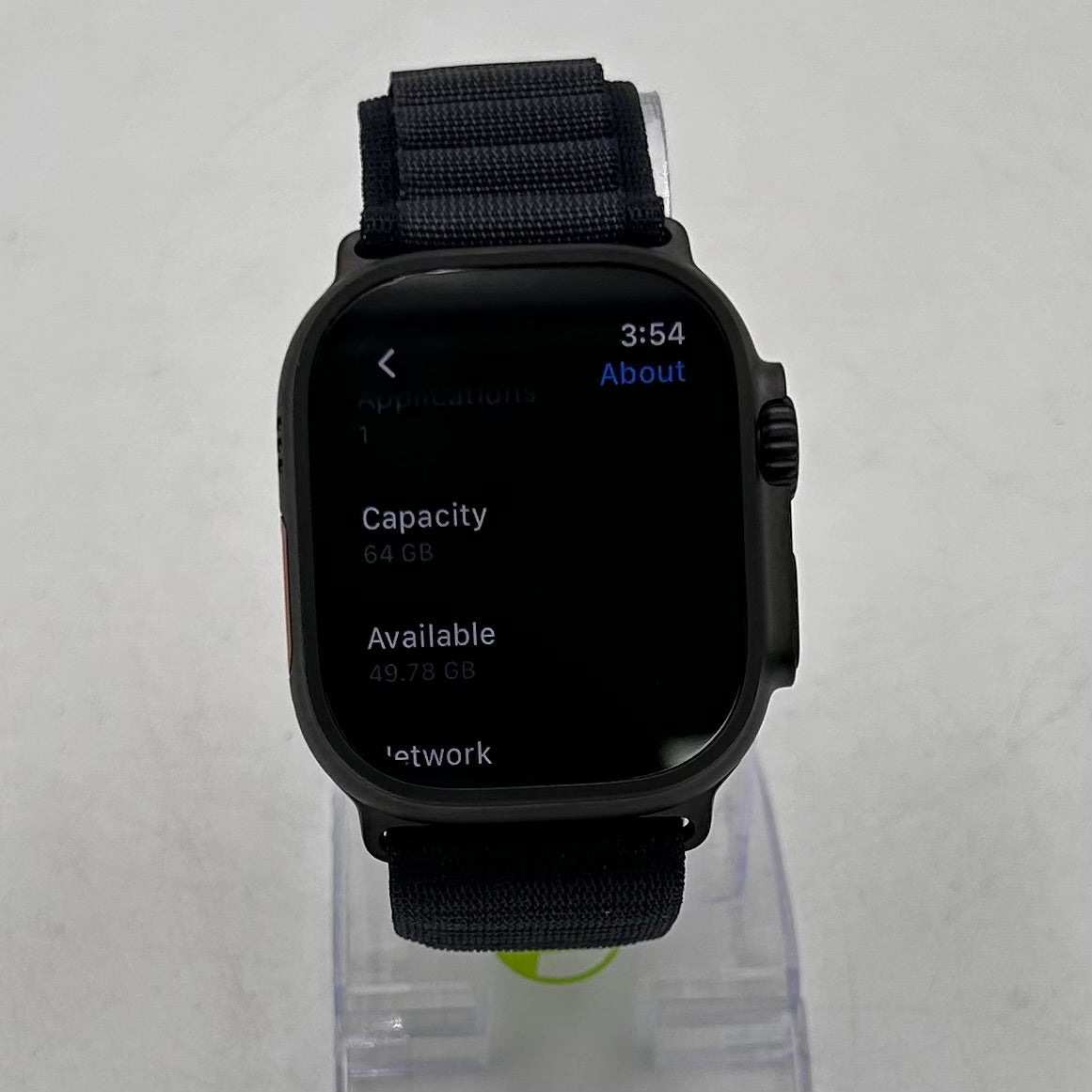 Unlocked Apple Watch Ultra 3 49MM Black Titanium Black Alpine Loop MF0X4LW/A
