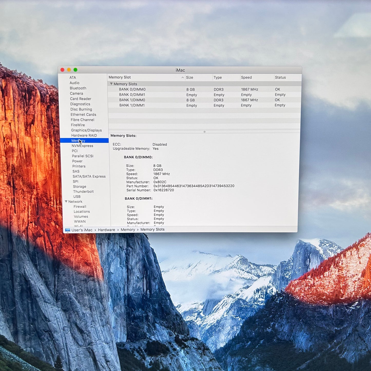 2015 Apple iMac 27" i7 4.0GHz 16GB RAM 128GB SSD Silver A1419