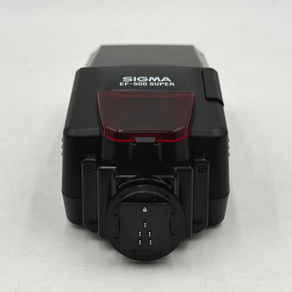 Sigma Electronic Shoe Mount TTL Auto Zoom Flash EF-500 Super