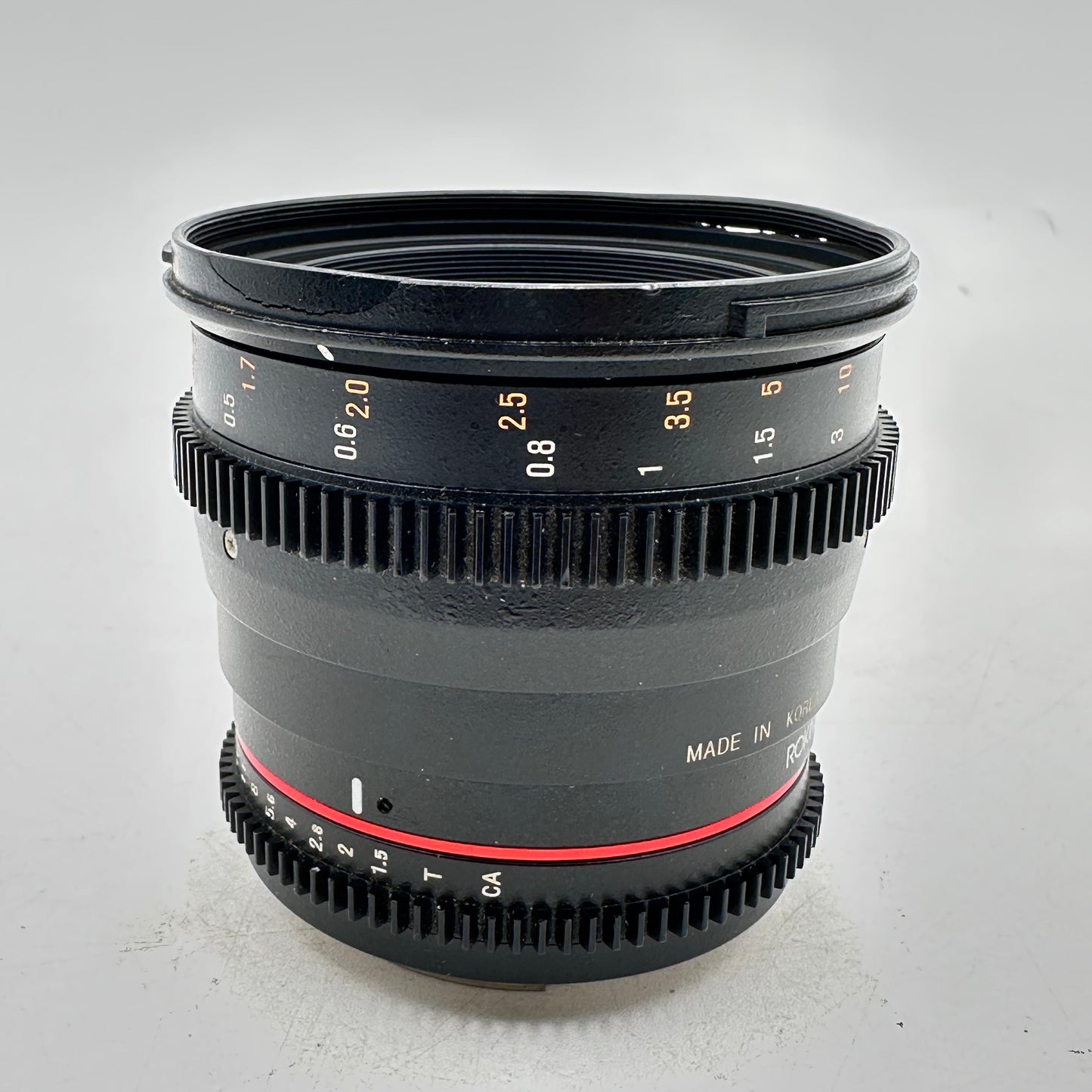 Rokinon 50mm T1.5 AS UMC For Canon EF Mount Cine DS Lens READ
