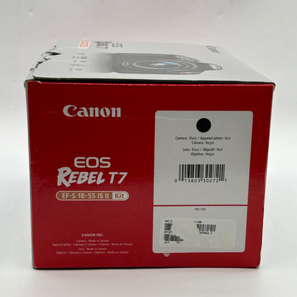 Canon EOS Rebel T7 24.1MP Digital SLR DSLR Camera With Accessories