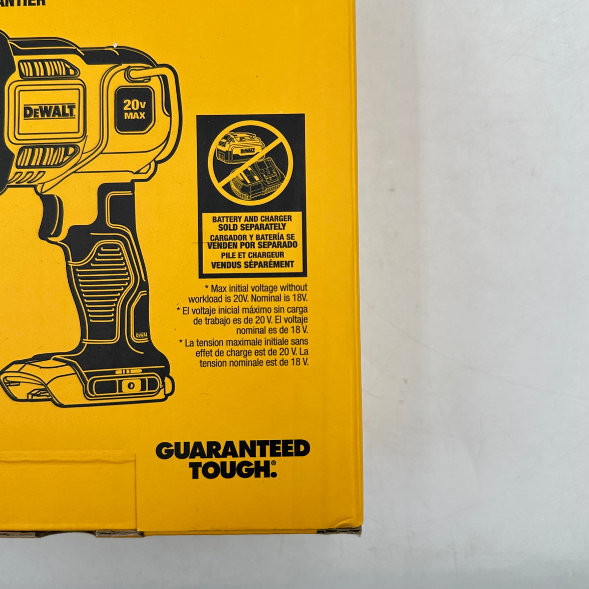 New DeWalt DCL043 20V MAX Jobsite LED Spotlight