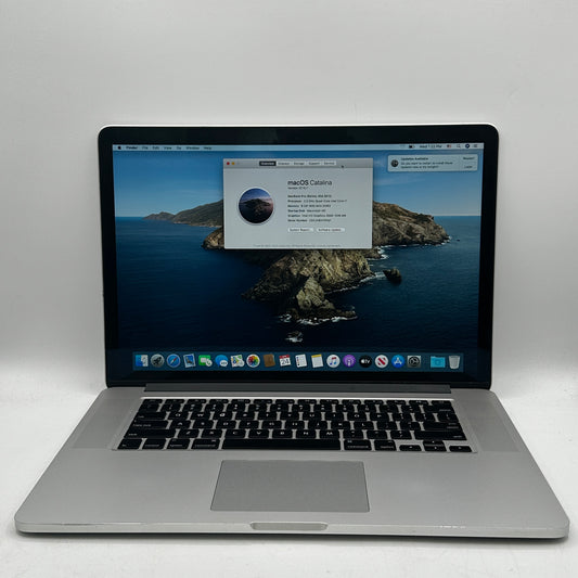 2012 Apple MacBook Pro 15.4" i7 2.3GHz 8GB RAM 250GB HDD Silver A1398