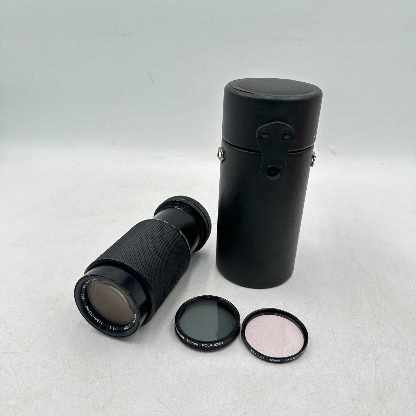 Beston Macro Zoom Lens 80-205mm f/4.5 w/ Extras for Canon FD Mount