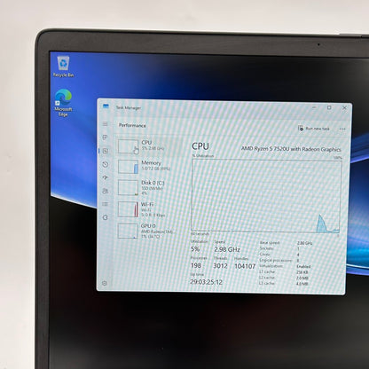 HP Laptop 17-CP2025DX 17" Ryzen 5 7520U 2.8GHz 8GB RAM 512GB SSD