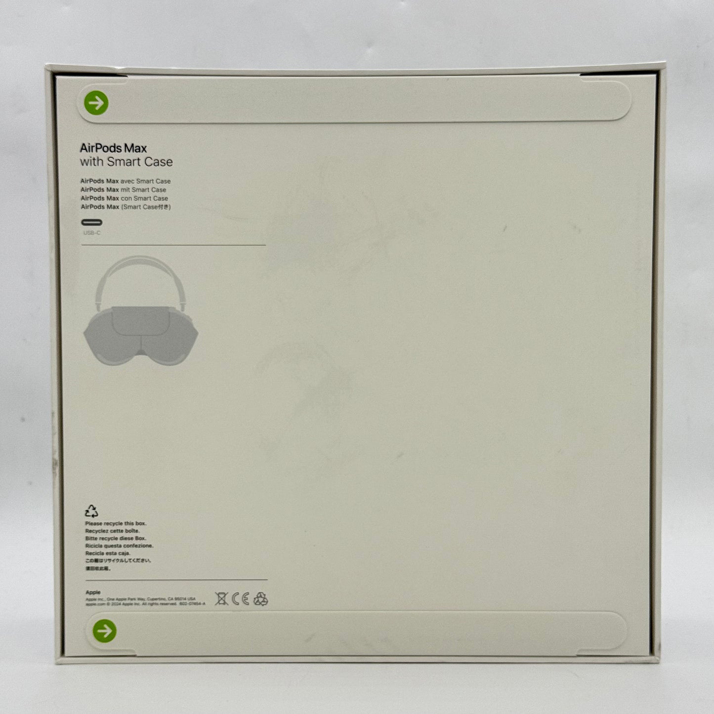 New Apple AirPods Max Wireless Over-Ear Headphones Starlight MWW53AM/A