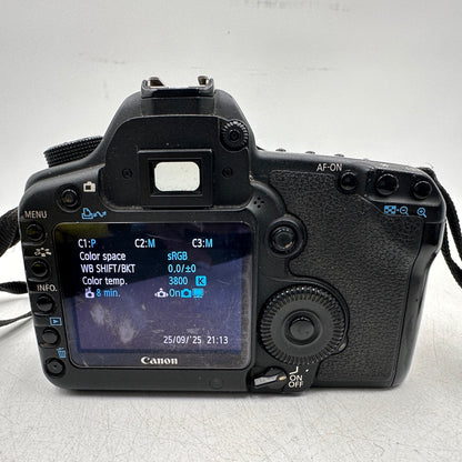 Canon EOS 5D Mark II 21.1MP Digital SLR Camera 230385 SC FAIR w/ Lens READ