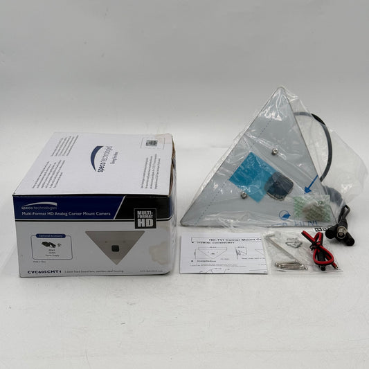 New Speco Technologies Multi-Format HD Analog Corner Mount Camera CVC605CMT1