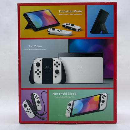 New Nintendo Switch OLED Console Gaming System HEG-001 Arctic White