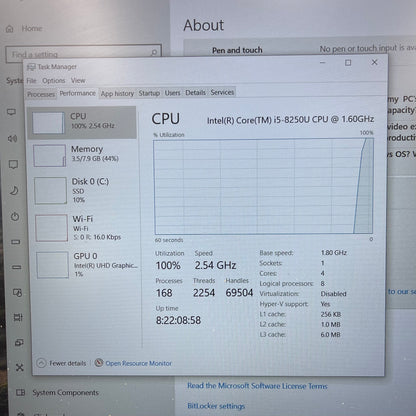 HP Pavilion 15-CC158NR 15.6" i5-8250U 1.8GHz 8GB RAM 256GB SSD