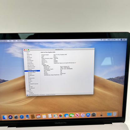 Broken 2017 Apple MacBook Pro 13.3" i5 2.3GHz 8GB RAM 128GB SSD Space Gray A1708 Read