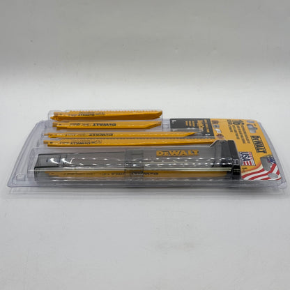 New DeWalt DW4899 16-Piece Reciprocating Saw Blade Kit With Case