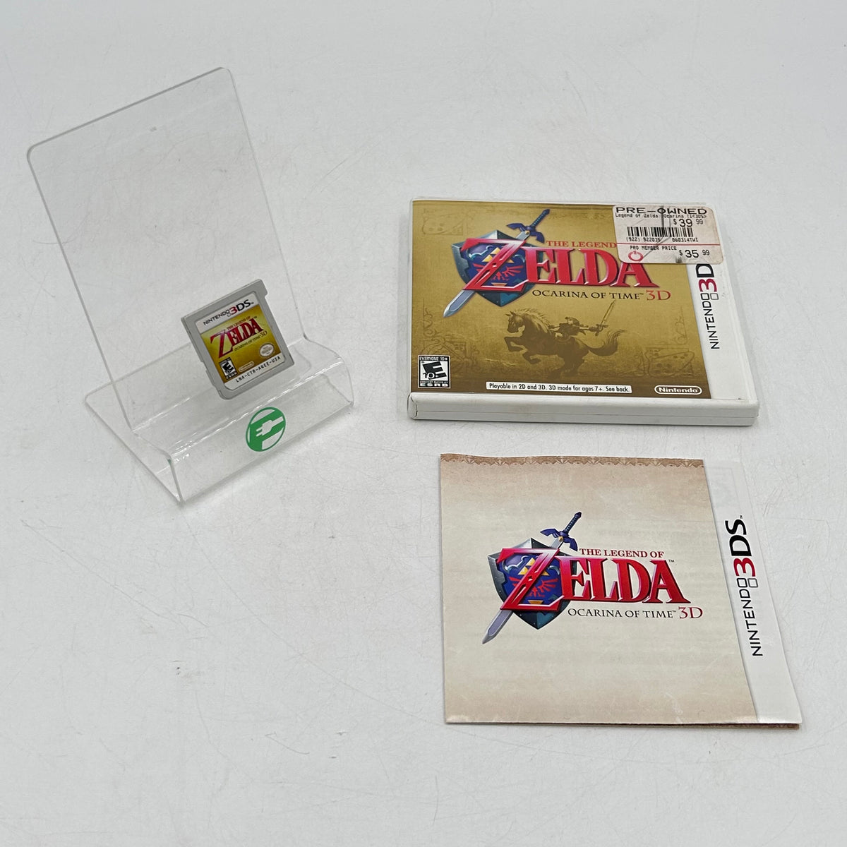 Zelda Ocarina of Time 3D (Nintendo 3DS, 2011)
