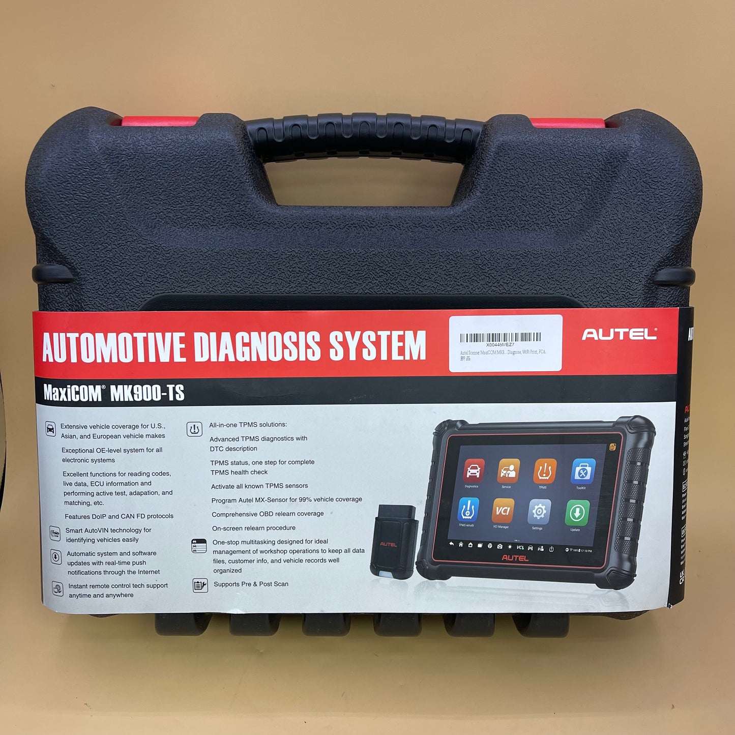 New Autel MaxiCOM All Systems Diagnostic MK900-TS