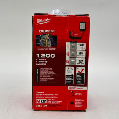New Milwaukee 2350-20 M12 12V Multi-Directional Flood Light