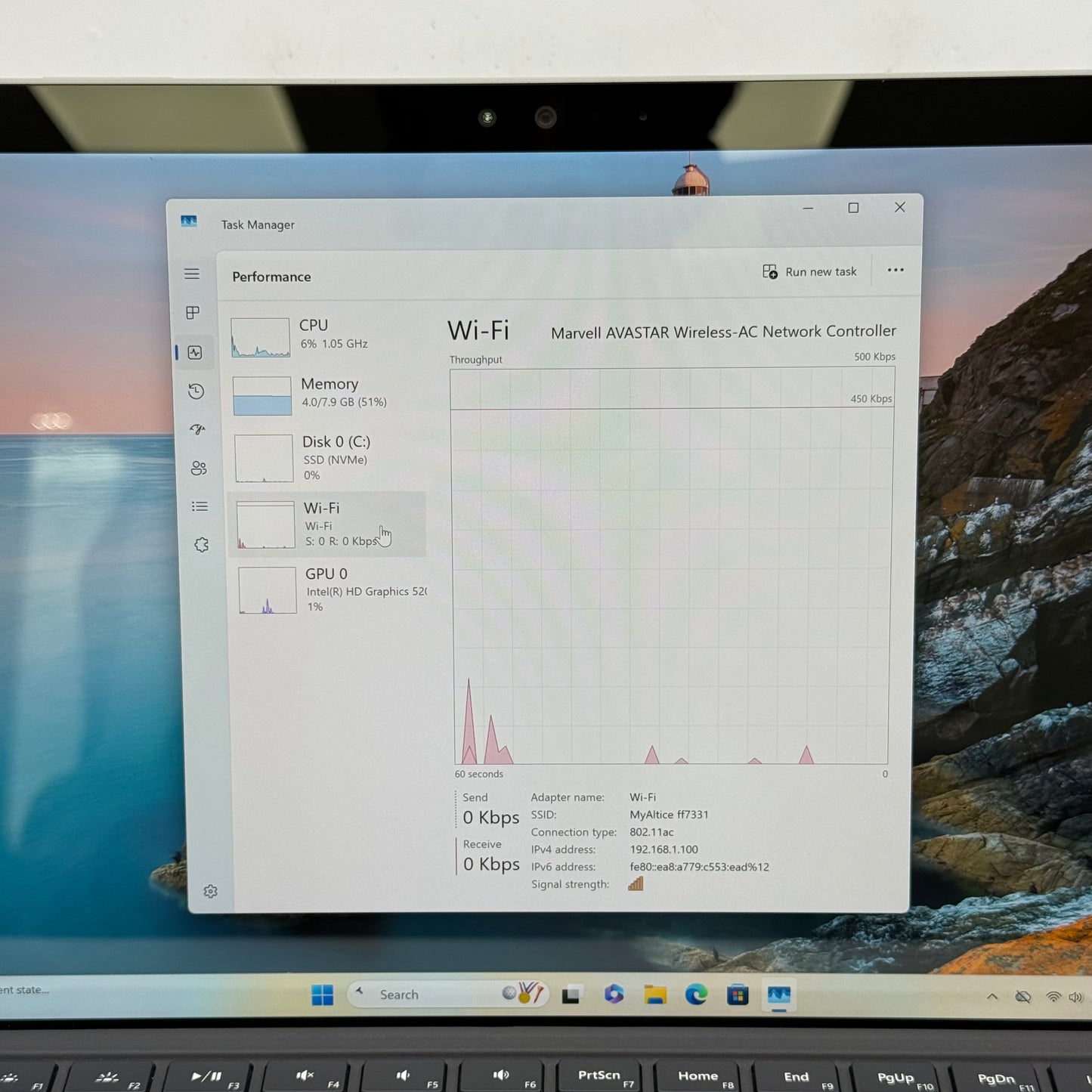 Microsoft Surface Pro 4 1724 12.3" i5 2.5GHz 8GB RAM 256GB SSD