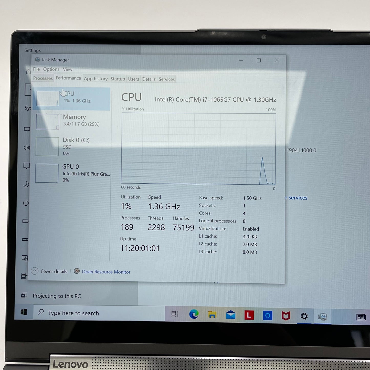 Lenovo Yoga C940 81Q9 14" i7-1065G7 1.3GHz 12GB RAM 512GB SSD