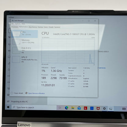 Lenovo Yoga C940 81Q9 14" i7-1065G7 1.3GHz 12GB RAM 512GB SSD
