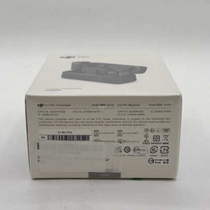 New DJI Mic (2TX+1RX+Charging Case) Wireless Microphone AST01