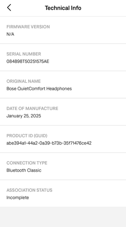 Bose QuietComfort Over-Ear Bluetooth Headphones White Smoke 884367-0200 (2023)