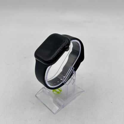 Unlocked Apple Watch Series 10 46MM Black Aluminum Black Sport Band MWY43LW/A