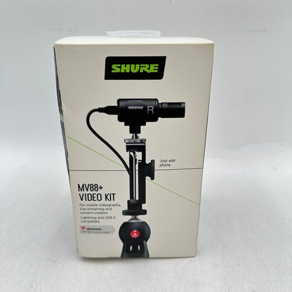 New Shure MV88+ Mobile Video Kit MV88+DIG+VIDKIT