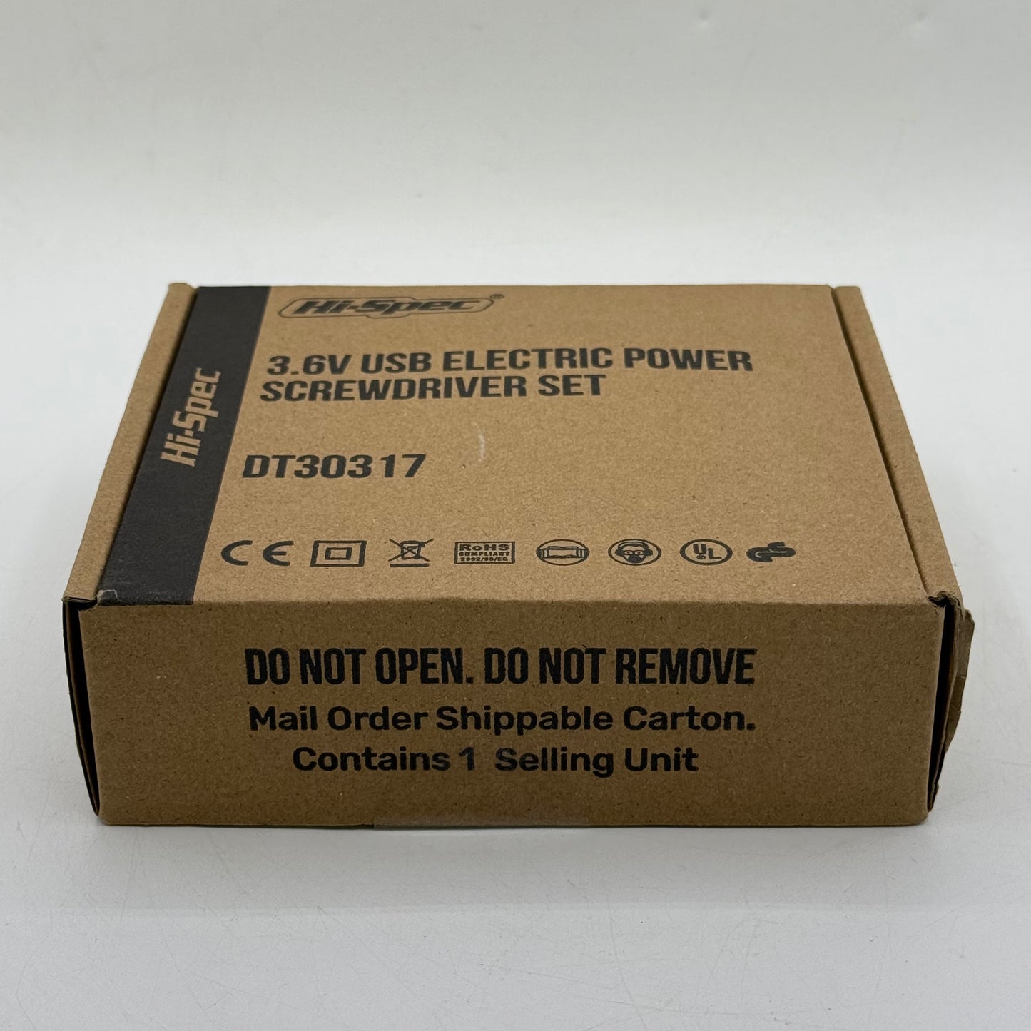New Hi-Spec DT30317 3.6V USB Electric Power Screwdriver Set
