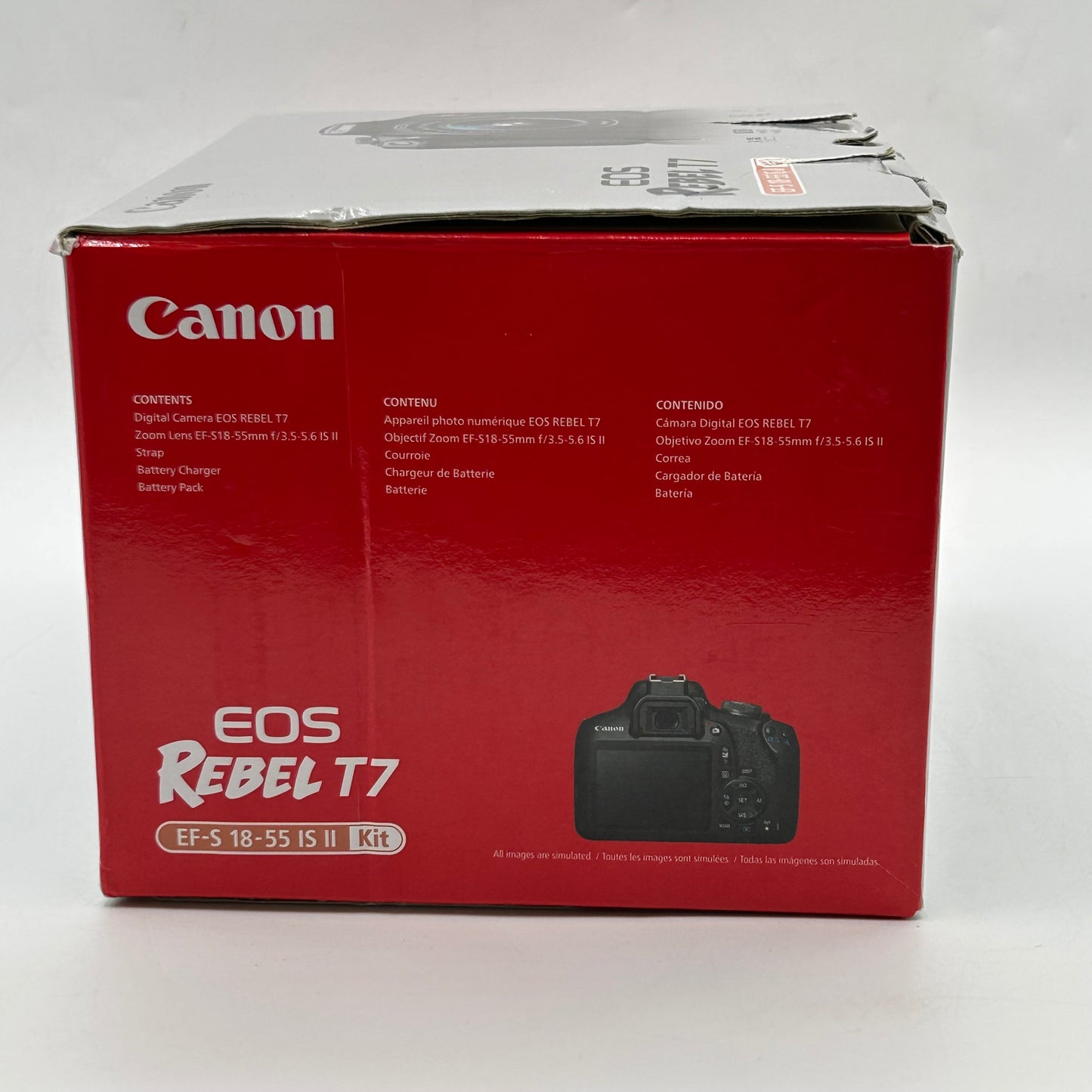Canon EOS Rebel T7 24.1MP Digital SLR DSLR Camera With Accessories