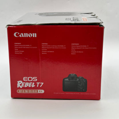 Canon EOS Rebel T7 24.1MP Digital SLR DSLR Camera With Accessories