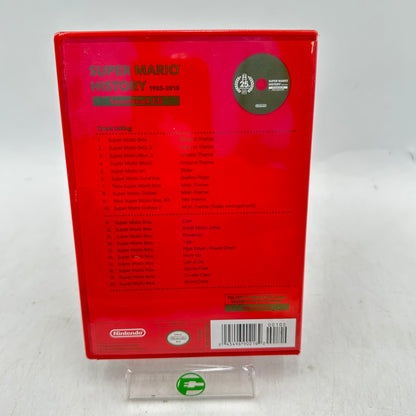 New Super Mario History 1985-2010 25th Anniversary Soundtrack CD 73135A