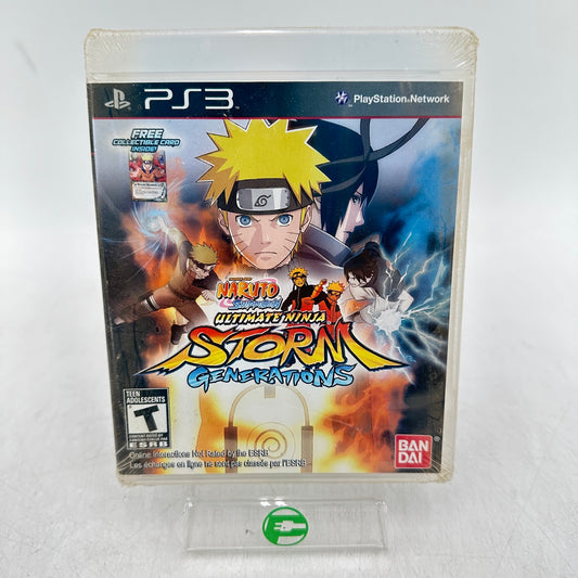 New Naruto Shippuden Ultimate Ninja Storm Generations (Sony PlayStation 3, 2012)