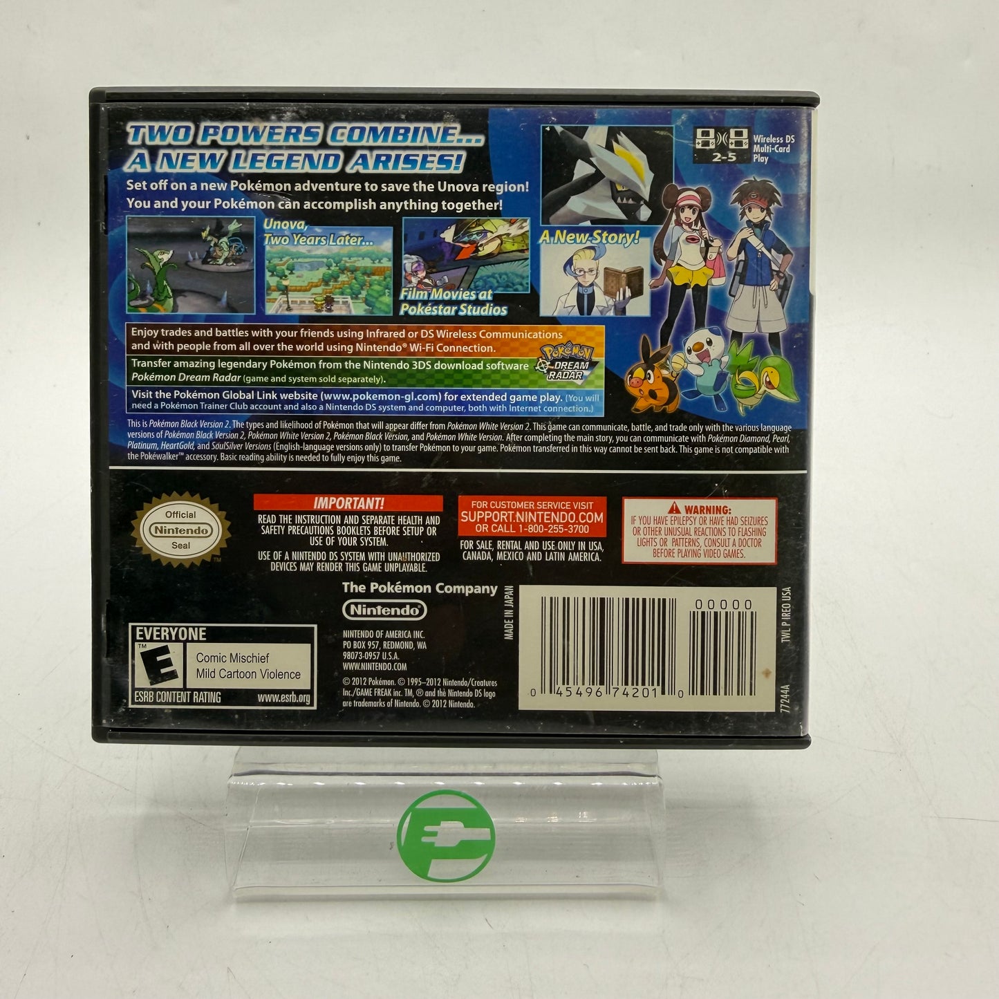 Pokemon Black 2 Version (Nintendo DS, 2012)