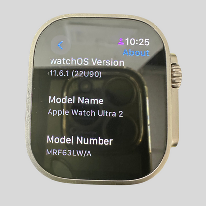 Unlocked Apple Watch Ultra 2 49MM Black Aluminum MRF63LW/A